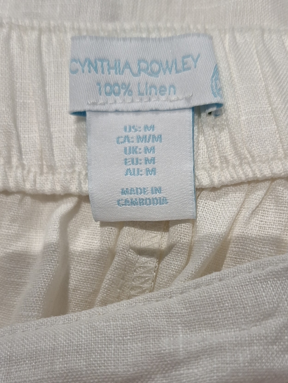 Cynthia Rowlet Beach Scene Print Linen Maxi Skirt - Picture 8 of 8